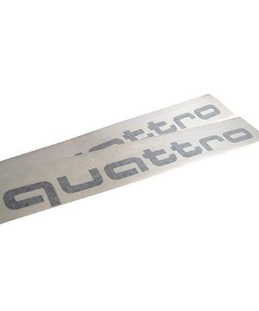 Audi 4G0064317AZ7G decorative film with Quattro lettering in ice silver single
