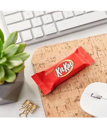 Kit Kat Snack Size Red Crisp Wafers Milk Chocolate Candy Bars - Individually Wrapped - 1lb Bulk Pack - Buy Online on GoSupps.com