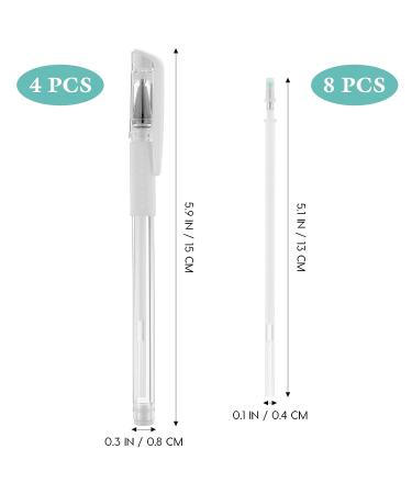 Beaupretty Skin Marker Pen: Tattoo Stencil Pen for Long-Lasting Eye Brow Makeup - White - Buy Online on GoSupps.com