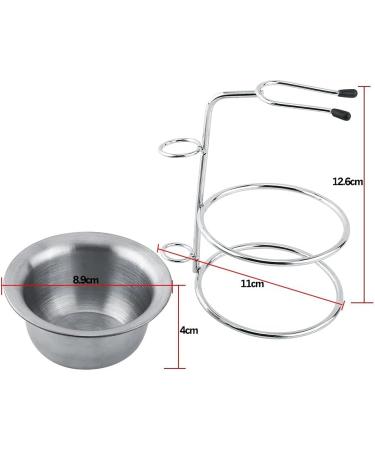 Leku Safety Shaving Stand & 2-in-1 Men's Stainless Steel Shaving Set | Manual Razor Blades & Brush Included - Buy Online on GoSupps.com