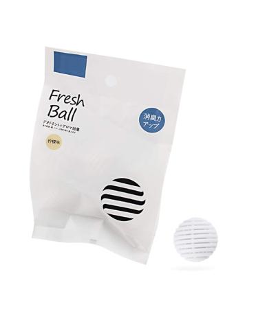 ECOSWAY 6pcs Mini Ball Shape Shoe Deodorant Dryer Moisture Absorber Anti-mild Shoes Deodorant - Lemon
