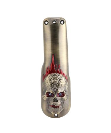 Hair Clipper Replacement Cover Electric Hair Cutter Trimmer Cover Shell for WAHL (Skull Copper)