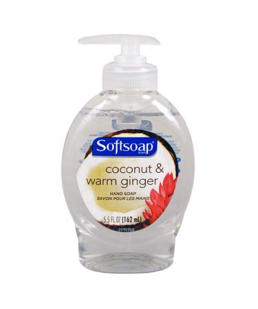 Softsoap Hand Soap Coconut & Warm Ginger 5.50 oz (Pack of 4)