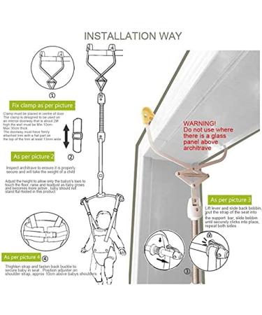 Xiangtat Baby Door Jumper: Adjustable Strap for Toddler Infant 6-24 Months - Buy Online on GoSupps.com