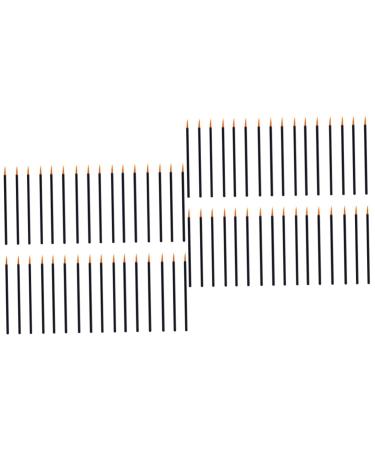 MAGICLULU 200 pcs Disposable Cosmetic Makeup Point Tool Applicator Lip Brush Eyeliner Fine Gloss Wands