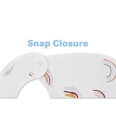 ISAKEN 2-Piece Waterproof Baby Bib Set - Bandana Drool Bibs for Feeding & Teething - Buy Online on GoSupps.com