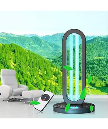 UVILIZER Tower - Portable UV Light Sanitizer Lamp w/ Remote Control | 38W UVC Disinfection Bulb | Kills Germs, Bacteria, Virus | For Home, Baby Room, Office | USA - Buy Online on GoSupps.com