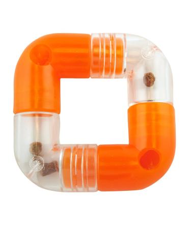 Outward Hound Planet Dog Orbee-Tuff Link - Snack Ball for Dogs - Dog Toy - Orange Links Orange - Buy Online on GoSupps.com