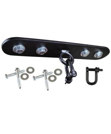 AQF boxing bag ceiling hook for shackle 10 "steel ceiling holder punching bag wall bracket ceiling hook heavy load sandbags suspension for martial arts MMA kickboxing fitness black unit size - Buy Online on GoSupps.com