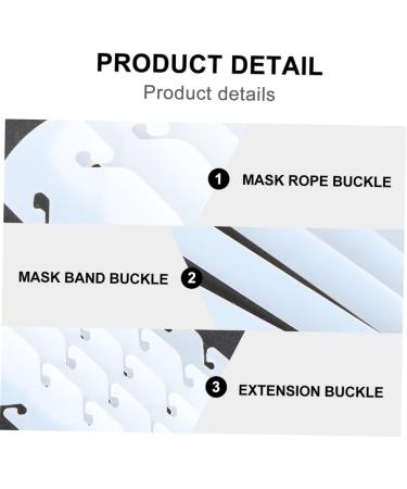 Fomiyes 5 Pcs Adjustable Rope Buckles - Ear Protection & Mask Bracket for Comfortable Wear | International Shipping - Buy Online on GoSupps.com