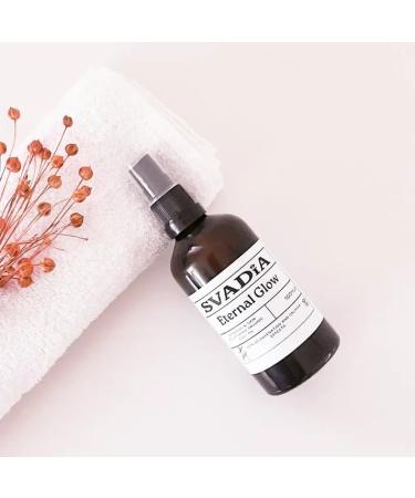  Svadia Eternal Glow Organic Body Oil 100ml | Skin Repairing Firming & Reducing Cellulite Oil with Arnica Centella & Ginkgo | Body Oil for Radiant Skin - Buy Online on GoSupps.com