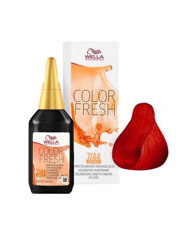 Wella Color Fresh 7/44 mi.blo.red-intensive 75ml 7/44 mi.blo.red-intensive 75 ml (1 pack)