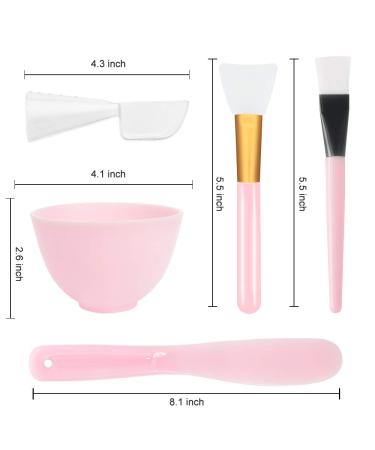 DIY Facial Mask Mixing Bowl Set with Silicone Tools - Brushes, Stick, Spatula - Buy Online on GoSupps.com