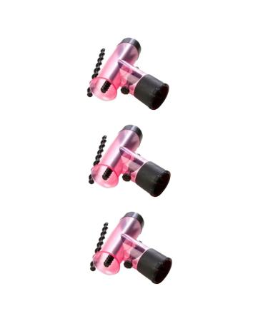Balacoo 3pcs Mouth Cover Hair Dryer Nozzle for Hair Roller Hair Dryer Connectors Curlers Stick 21.5X16X6.3cmx3pcs Rosyx3pcs