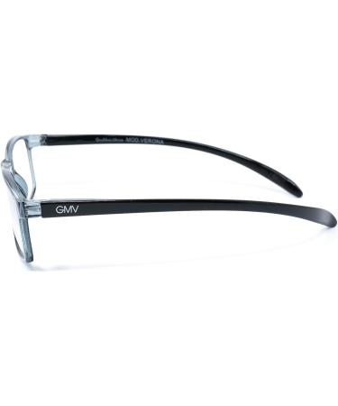 Gian Marco Venturi Unisex Verona Reading Glasses - Stylish Grey Frame for Men & Women - International Shipping Available - Buy Online on GoSupps.com