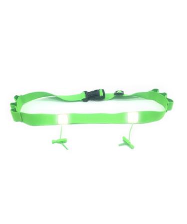 Gef rtel for racing numbers belt with a girdle for cycling/triathalon running number belt number belts racing number belts triathlon number belts running number belts running belt girdle green