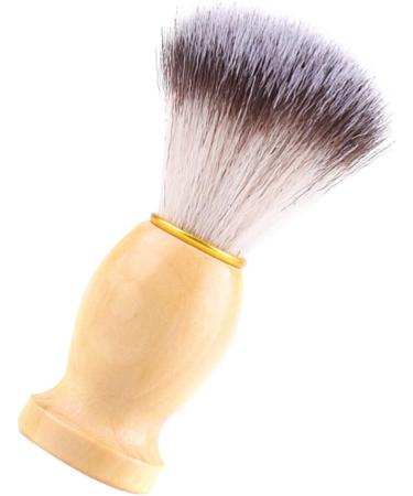 Fomiyes Wooden Handle Razor Brush - Premium Beard Care & Shaving Accessories for Men | Synthetic Fiber Shaving Foam & Grooming Tools - Buy Online on GoSupps.com