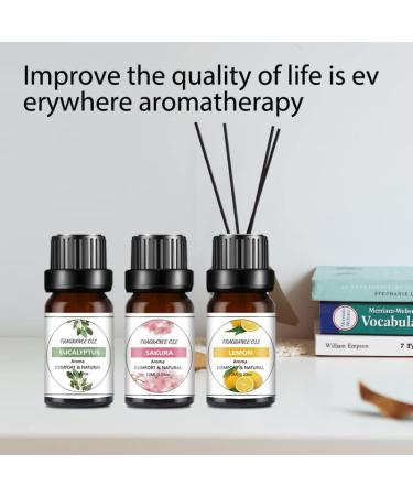 Water Soluble Essential Oil Set - Natural Fresh Air Bottles | Versatile & Practical (4) | International Shipping Available - Buy Online on GoSupps.com