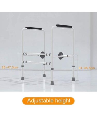 Grab Rail Toilet Safety Armrest Grab Bar Bathroom Grab Bars Toilet Safety Frame Toilet Rail Bathroom Safety Rail with Toilet Seat Assist H - Buy Online on GoSupps.com