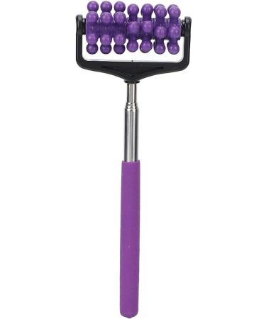 Verdant Touch Telescopic Massage Stick - Back Pain Relief Roller for Muscle Soreness - Purple - Buy Online on GoSupps.com