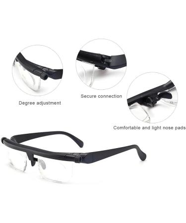 HUSHUI Adjustable Focus Reading Glasses -6D to +3D | Myopia Reading Glasses Perfect for Father's Day Gift | Shop Now! - Buy Online on GoSupps.com