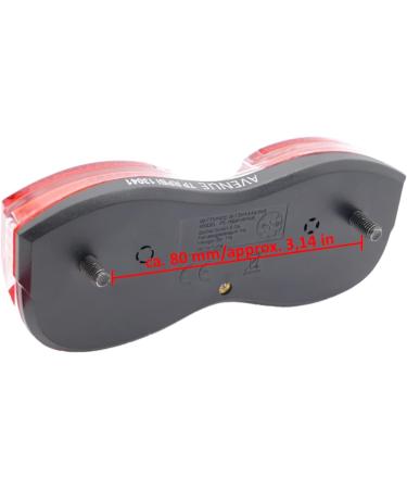 P4B LED Bike Rear Light for Luggage Rack - STVZO Approved Over 100 000 Hours of Brightness Includes Batteries - Enhanced Visibility & Safety - Buy Online on GoSupps.com