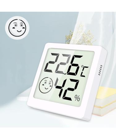 MOMOJIA Digital Thermometer & Hygrometer - Indoor Room Temperature & Humidity Monitor with Magnet - Green | International Shipping Available - Buy Online on GoSupps.com