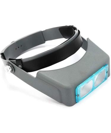 Headband Magnifier Head MountLighted Magnifying Glasses 4 Lens Headband Wearing Magnifier Watch Repair Reading Optivisor Eye Welding Visor Tool for Hobbies Reading Jewelry Loupe Crafts Watch - Buy Online on GoSupps.com