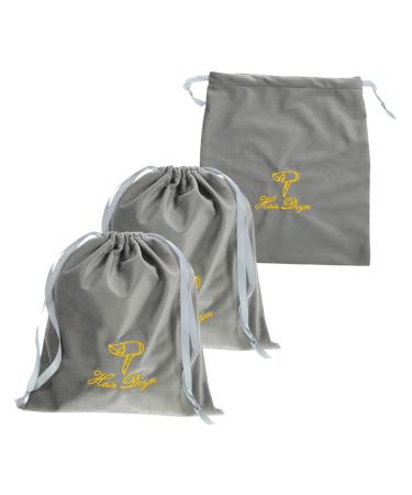 MUSISALY 3pcs Hair Dryer Storage Bag Travel Bag for Blow Dryer and Hair Tools Hair Dryer Bag Drawstring Hair Curler Travel Bag Hair Dryer Bag for Travel Bag for Hair Dryer Drawstring Bag