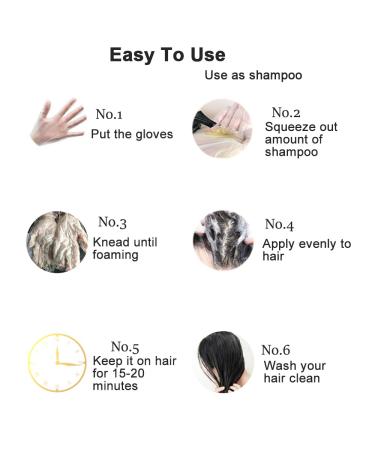Natural Herbal Permanent Hair Coloring Shampoo - 3 in 1 for Men & Women | 100% Gray Coverage in Minutes | Chestnut Brown (500mL - Buy Online on GoSupps.com