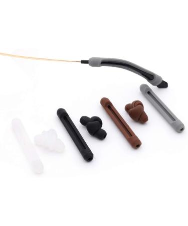 Buy Ciieeo Silicone Glasses Slides - 8PC Anti-Slip Glasses Hooks for Reading & Sunglasses - Elastic & Durable - Buy Online on GoSupps.com