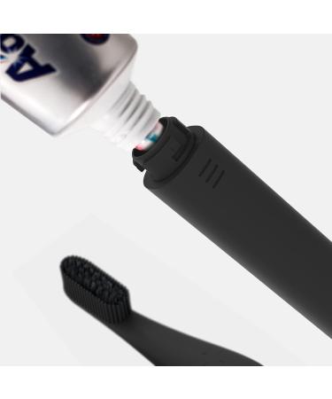 NEST Electric Sonic Toothbrush Black | Self-Dispensing & Self-Cleaning | Adult Toothbrush with Holder & Travel Case - Buy Online on GoSupps.com
