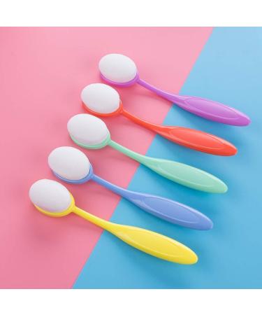 Craft Ink Blending Brushes 5-Pack Set with Color Coded Handles - Rainbow 3 - Buy Online on GoSupps.com