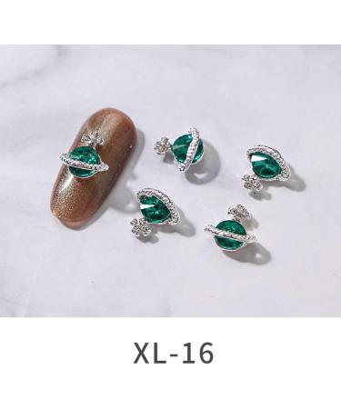 Fancy Multi-Color Nail For Color Stone Alloy Planet Design Decoration 3D Alloy Deco Nail Art Planet - Buy Online on GoSupps.com
