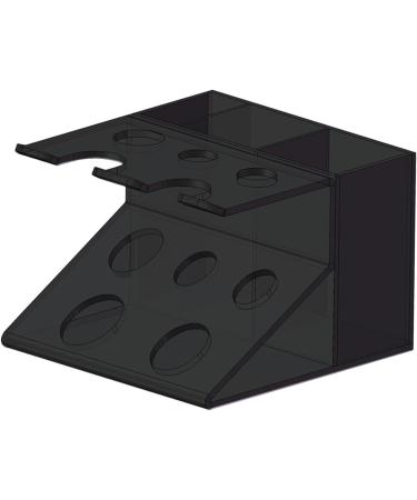 Baoblaze Shaver Holder & Toothpaste Organizer - Multifunctional Makeup Storage Box & Electric Toothbrush Stand in Black for Bedroom - Buy Online on GoSupps.com