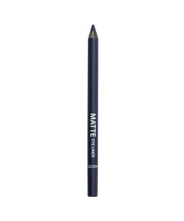 Gosh Matte Eyeliner in mysterious night blue I creamy soft texture for simple application I high opacity ideal for smokey eyes i perfect to mascara i vegan & perfume -free i 009 midnight blue 009 midnight blue 1 piece (1 Pack)