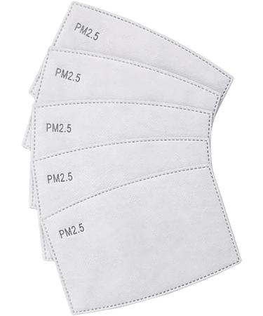 PM2.5 Mask Filter with Activated Carbon - 5 Layers - Replaceable & Disposable - For Face Covers with PM2.5 Pockets - Buy Online on GoSupps.com