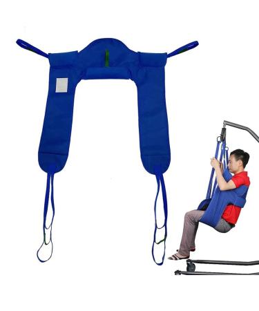 Transfer Nursing Sling Sling for Hoist Lift Toileting Sling Divided Leg Sling Full Body Lift Sling for Bariatric Elderly and Disabled Large