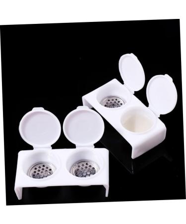 Ipetboom Monomer Holder Nail Art Brush Cup Nail Art Tool Painting Tool Natural Nails Nail Tools Dappen Dish for Acrylic Nails Nail Bowl Liquid Pen Wash Cup Wash Pen Bracket Stainless Steel - Buy Online on GoSupps.com