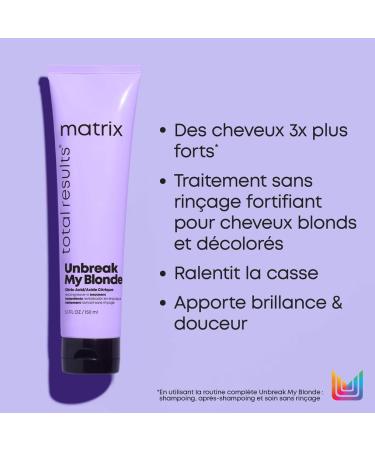 Matrix Anti-Breakage Treatment for Colored & Sensitized Blonde Hair Leave-In With Citric Acid Total Results Unbreak My Blonde 150 ml - Buy Online on GoSupps.com