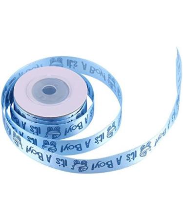 10 Yard Blue Stain Ribbon for Baby Shower, Party & Christening - Buy Online on GoSupps.com