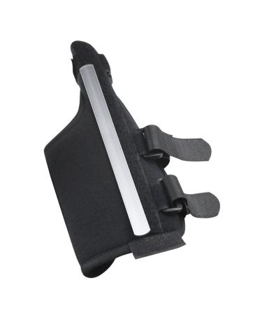 Yardwe Thumb Protector Thumb Stabilizer Support Sleeve Splints for Carpal Tunnel Hand Thumb Thumb Support Extended Section Aluminum Shield 24x9.5x1cm Black