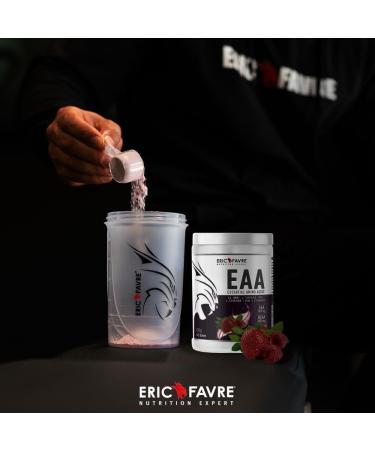 EAA ESSENTIAL AMINO ACIDS - Acides Amin s Essentiels avec CA-HMB L-Tyrosine L-Cyst ine Zinc & Vitamines - Formule nergisante et R duction de la Fatigue - 500g - Saveur Fruits Rouges - Eric Favre - Buy Online on GoSupps.com