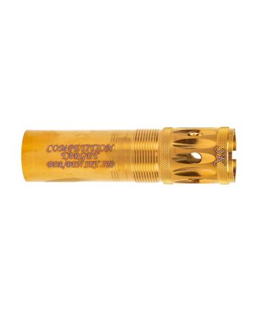 Carlson's Choke Tube Beretta Benelli Mobil Gold Competition Target Ported Sporting Clays Choke Tube, 12 Gauge, Skeet, Gold