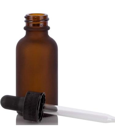 30ml Oil Bottle Empty Glass Dropper Bottle Refillable Amber Essential Oil Container Jar with Glass Pipette Dropper - Buy Online on GoSupps.com