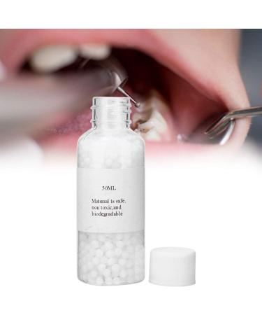 Temporary Tooth Repair Kit - Dental Filling Material & Thermal Adhesive Beads for Missing/Broken Teeth (50ML) - Degradable Solution for Easy Tooth Restoration - Buy Online on GoSupps.com