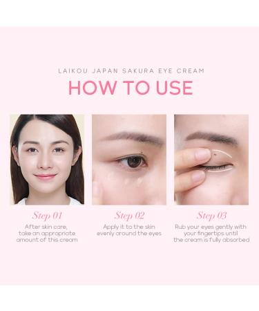 AKARY Sakura Eye Care Cream: Firming Serum for Dark Circles, Fine Lines, Puffiness & Bags - Buy Online on GoSupps.com