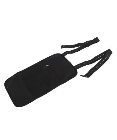 Organic Cotton Castor Oil Pack - Leak-Proof Reusable Hip Bag for Waist Washable Black Button Wrap - Buy Online on GoSupps.com