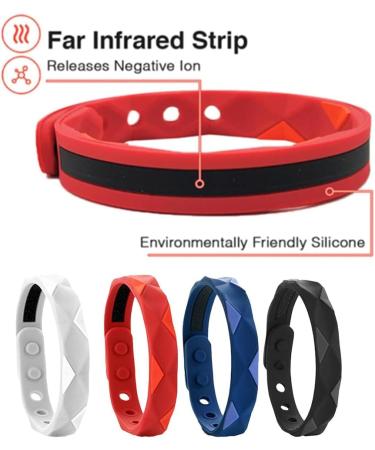 3-Piece Antistatic Bracelet Set | Healthify Sugar Regulator & Infrared Anion Therapy | Magnetic Field Sleep Improver - Type B Black - Buy Online on GoSupps.com