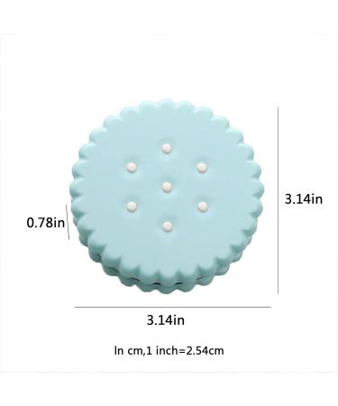 FCSHFC Creative Round Contact Lens Container - High Quality Biscuit Box for Beauty Care (Color: A) | International Shipping - Buy Online on GoSupps.com